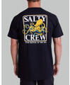 Salty Crew Pólók / Galléros Pólók Ink slinger standard s/s tee Fekete EU S