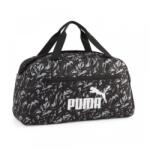 PUMA Phase AOP kisméretű sporttáska, fekete-mintás (079950-07)
