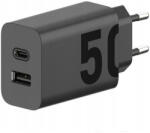 Motorola original charger Type C + USB A 50W MC502/509 black bulk