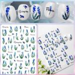  Körömmatrica 253 - virág