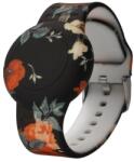  ART Szilikon szíj Apple AirTag BLACK ROSES készülékhez