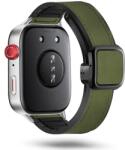  KALEBOL HYBRID Cserélhető szíj Huawei Watch Fit 4 / Fit 4 Pro okosórához, sötétzöld