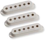 Seymour Duncan Pickup Cover Set for Strat - Parchment with Logo