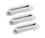 Seymour Duncan Pickup Cover Set for Hot Stack Strat - White with Logo