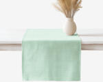 Goldea lenvászon keveréket tartalmazó asztali futó - világos menta 50x160 cm