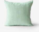 Goldea lenvászon keveréket tartalmazó párnahuzat - világos menta 40 x 40 cm