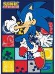  Sonic a sündisznó Blue Blur polár takaró 100x140cm (FML934150) - szukits