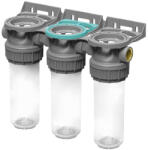 Ecosoft Sistem de filtrare triplex Ecosoft 3P Gri 10 FTPP3P0 Filtru de apa bucatarie si accesorii