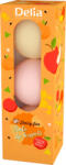 Delia Cosmetics Bombe baie Lapte&Caramel&Piersica Dairy fun, 3x100g, Delia Cosmetics
