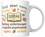  Boldog születésnapot a legjobb angol tanárnak bögre (Boldog_szuletesnapot_legjobb_angol_tanarnak_bogre)