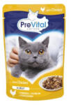 PreVital Macskaeledel, alutasakos, felnőtt macskáknak, 100 g, PREVITAL, csirke aszpikban