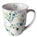 Ambiente Eucalyptus All Over Porcelánbögre 0, 4L