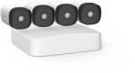Tenda K4P-4TR Video Security Megfigyelőrendszer Rögzítő Készlet (1x 4-csatornás rögzítő / 4x 4Mpx bullet kamera PoE) (K4P-4TR) (K4P-4TR)