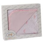 Gamberritos takaró pamut 80x80cm hold rózsaszín 10799 - manopalota