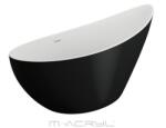 M-Acryl Paradise 180x80 cm white/matt black (12409)