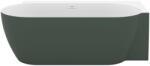 RAVAK Freedom Corner II Tec 175x86 cm dreapta alb/verde cenușiu (CC81200000)