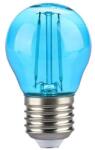 V-TAC Bec LED G45 E27 2W cu filament lumina albastra V-TAC SKU-217412 (SKU-217412)
