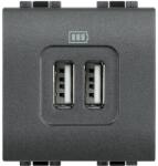 Legrand Incarcator dublu usb 5Vdc Bticino Living Light L4285C2 (L4285C2)