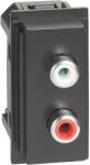 Legrand Priza dubla RCA Bticino Living Now KG4269R (KG4269R)