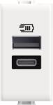Legrand Incarcator Usb tip A+C 15W Bticino Matix AM4191AC (AM4191AC)