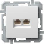 TEM Logiq Priza Date Dubla 1P RJ45 CAT5e Alb (TEM-KQ39PWXO-U)
