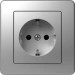 TEM Ekonomik Priza SCHUKO 1P 16A ST IP20 Argint (TEM-VE10ES-B)