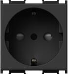 TEM Modul Priza SCHUKO/ITA 1P 16A ST IP20 Negru (TEM-VM32SB-U)