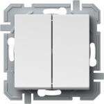 TEM Logiq Intrerupator Dublu 1P 10A 250V Alb (TEM-SQ50PWXO-U)