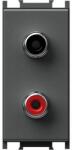 TEM Modul Priza audio 2xRCA 1M AT (TEM-KM22AT-U)