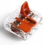 WAGO Set 10 cleme cu maneta 4mm2 3 pini max. 32A Wago 221-413 (221-413)