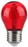 V-TAC Bec LED G45 E27 2W cu filament lumina rosie V-TAC SKU-217413 (SKU-217413)