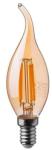 V-TAC Bec LED E14 4W cu filament 2200K alb cald V-TAC SKU-217114 (SKU-217114)