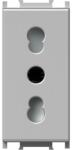 TEM Modul Priza st. italian 1M 16A ST IP20 argint (TEM-VM30ES-B)