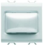 Gewiss Lampa semnalizare reliefata transparenta 2 module 12V ac/dc / 230V ac Gewiss Chorus GW10631 (GW10631)