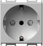 TEM Modul Priza SCHUKO/ITA 1P 16A ST IP20 Argint (TEM-VM32ES-U)