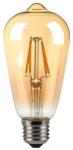 V-TAC Bec LED ST64 E27 8W cu filament 2200K alb cald model Edison V-TAC SKU-214421 (SKU-214421)