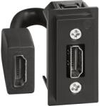 Legrand Priza HDMI 1.4 preconectat 1 modul Bticino Living Now K4284P (K4284P)