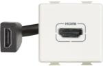 Legrand Priza Hdmi preconectata 2 module Bticino Matix AM4284 (AM4284)