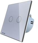 WELAIK Intrerupator dublu cu touch Welaik panou din sticla A1921CS (A1921CS)