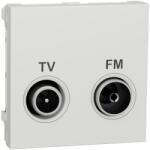 Schneider Electric Priza TV/FM intermediara 2 module Schneider Noua Unica NU345318 (NU345318)
