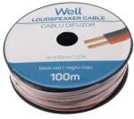 Well Cablu difuzor rosu/negru 2X0.50mmp (LSP-CCA0.50BR-100-WL)