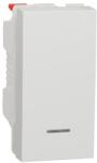 Schneider Electric Intrerupator revenire 10A 1 modul indicator luminos Schneider Noua Unica NU310618N (NU310618N)