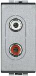Legrand Priza audio 2xRCA 1 modul Bticino Living Light NT4281 (NT4281)