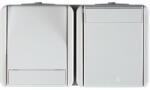 TEM Priza Sch+Cap Sc oriz IP44alb (TEM-CF16PW-U)