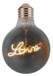 V-TAC Bec LED G125 E27 5W cu filament 2200K alb cald model love V-TAC SKU-2700 (SKU-2700)