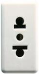 Gewiss Priza 2P+E standard euro/american 1 modul Gewiss System GW20212 (GW20212)