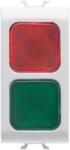 Gewiss Lampa semnalizare rosu/verde 1 modul Gewiss Chorus GW10629 (GW10629)