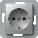 TEM Ekonomik Priza SCHUKO 1P 16A ST IP20 Argint (TEM-VE10ESXO-B)