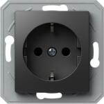 TEM Ekonomik Priza SCHUKO 1P 16A ST IP20 Negru (TEM-VE10NBXO-B)