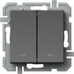 TEM Logiq Intrerupator Storuri Dublu 1P 10A 250V Antracit (TEM-SQ52ATNT09XO-U)